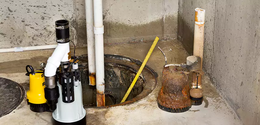 Installing Sump Pump in Finished Basement in Salem, MA